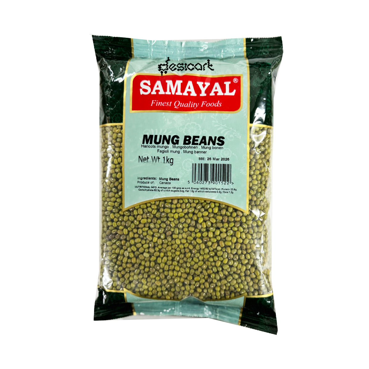 Samayal Mung Beans 1kg