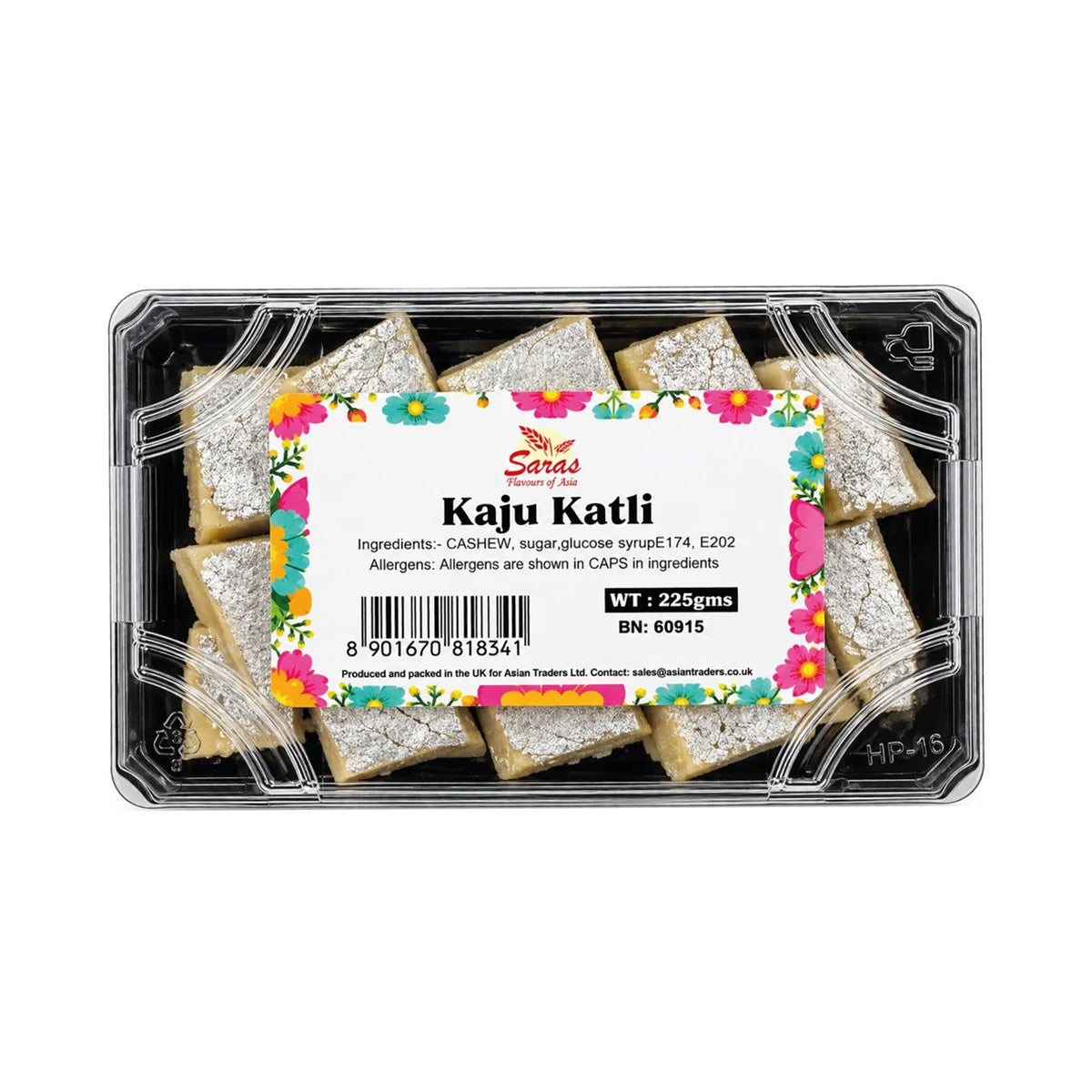 Buy Saras Kaju Katli 225g at Desicart.co.uk - Online Indian Grocery Store UK