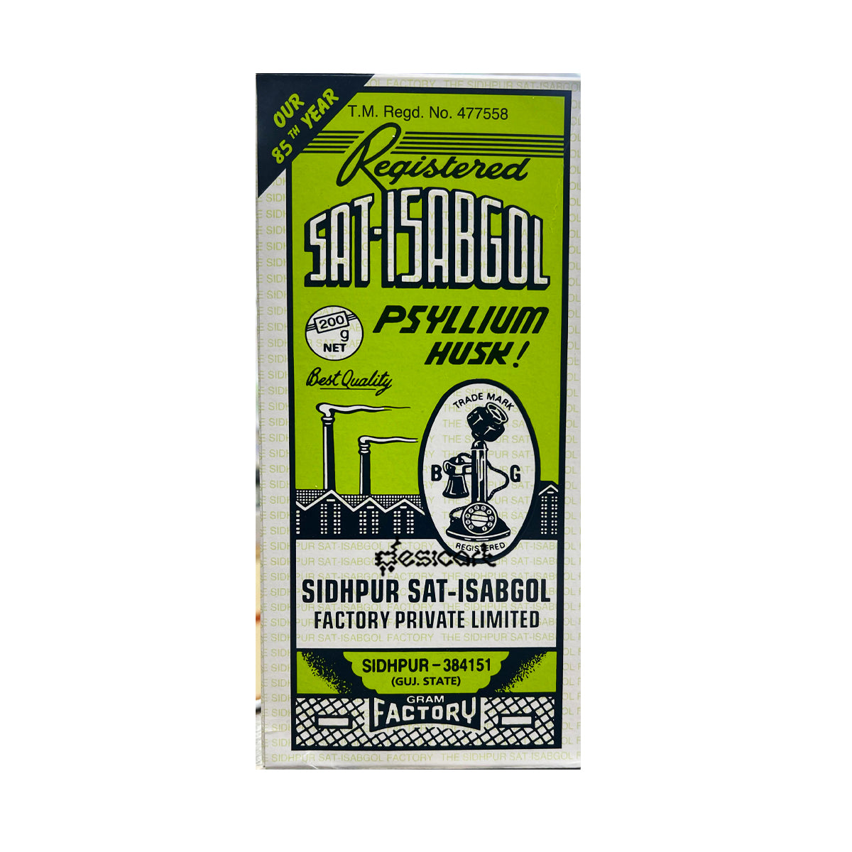 SAT ISABGOL PSYLLIUM HUSK 200g