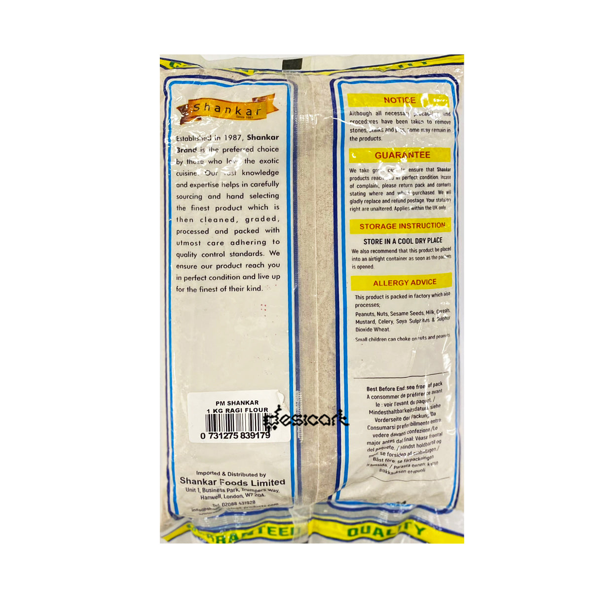 SHANKAR RAGI FLOUR 1KG