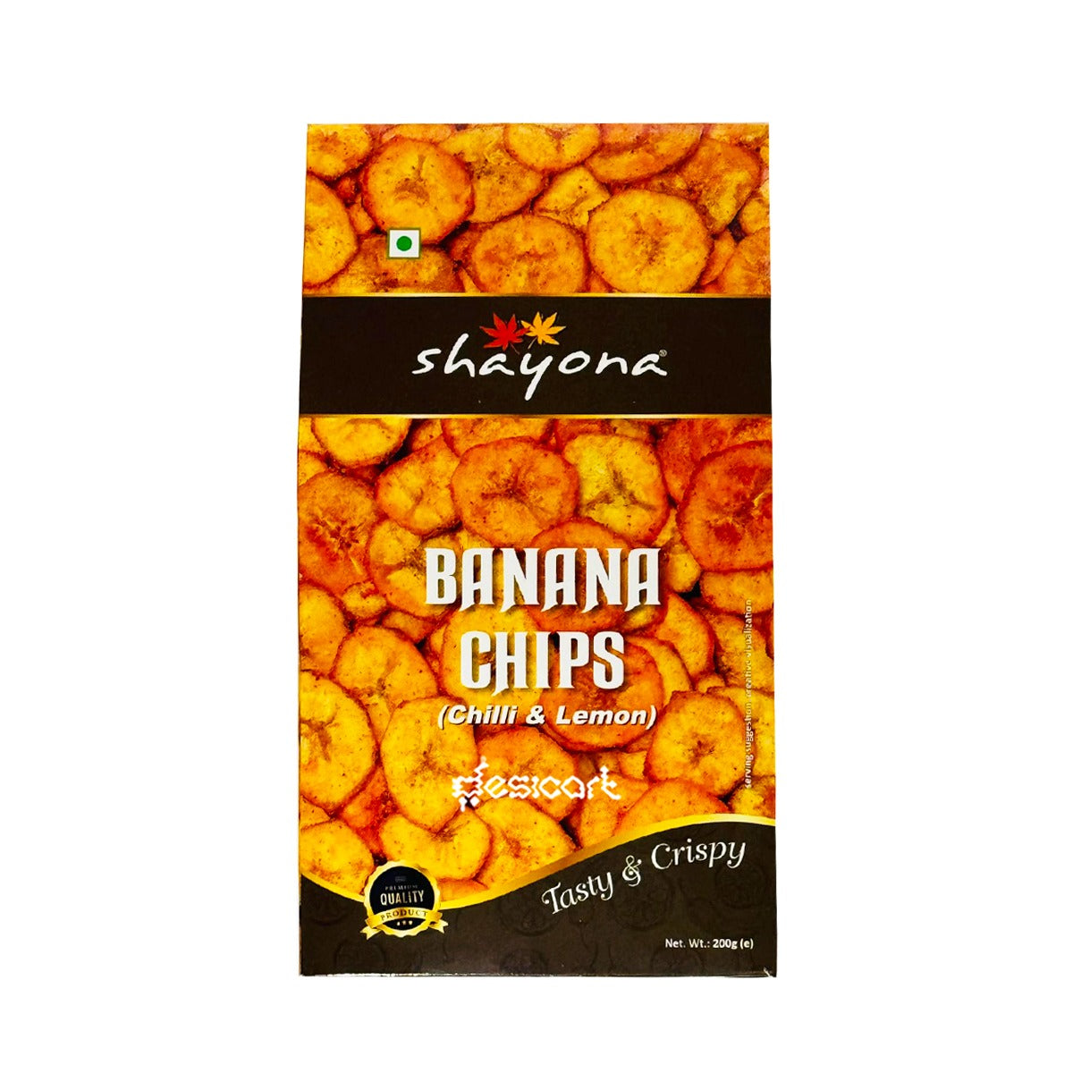 SHAYONA BANANA CHIPS (CHILLI & LEMON)200G