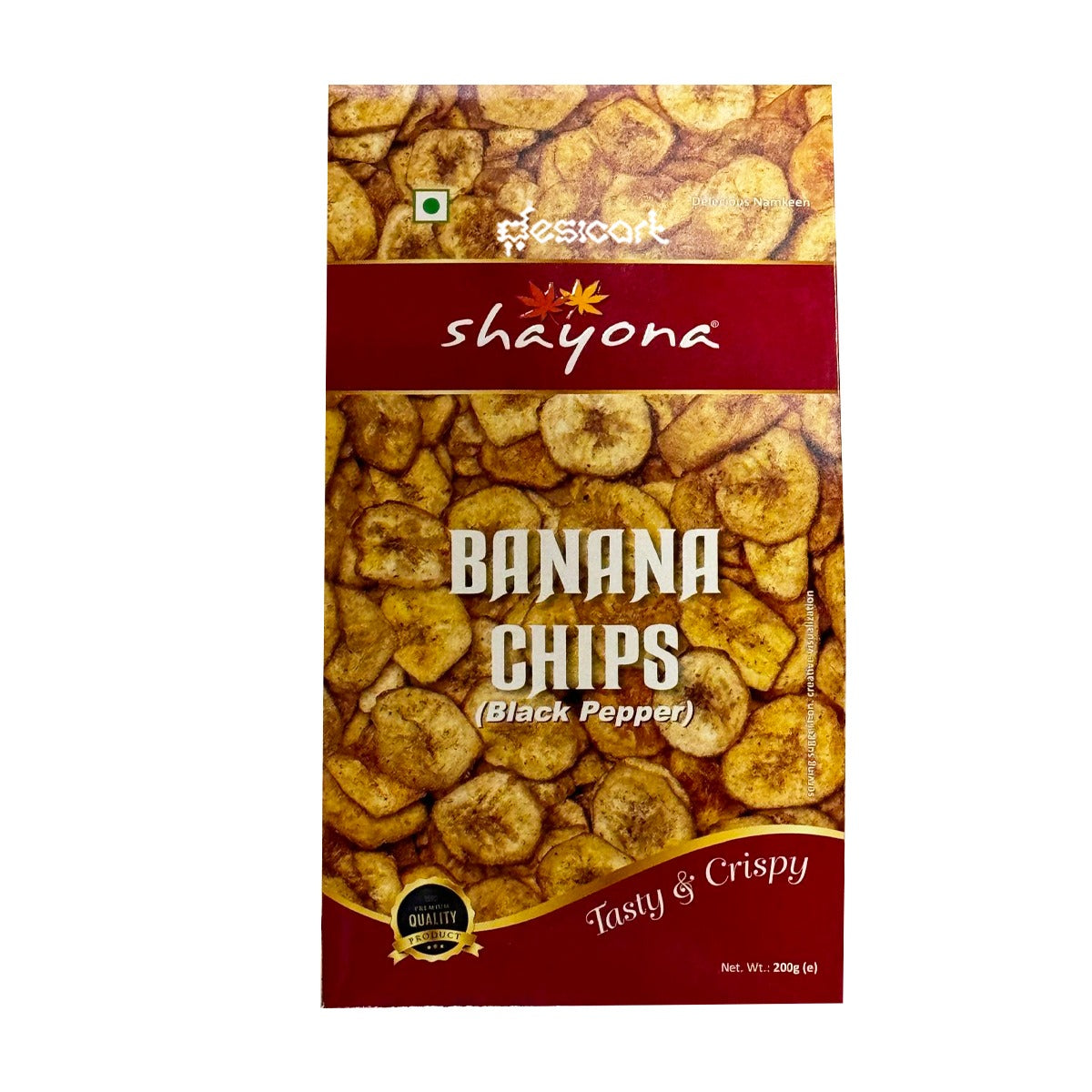 SHAYONA BANANA CHIPS(BLACK PEPPER)200G