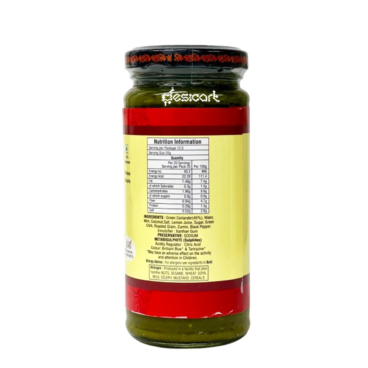 SHAYONA CORIANDER CHUTNEY 250G