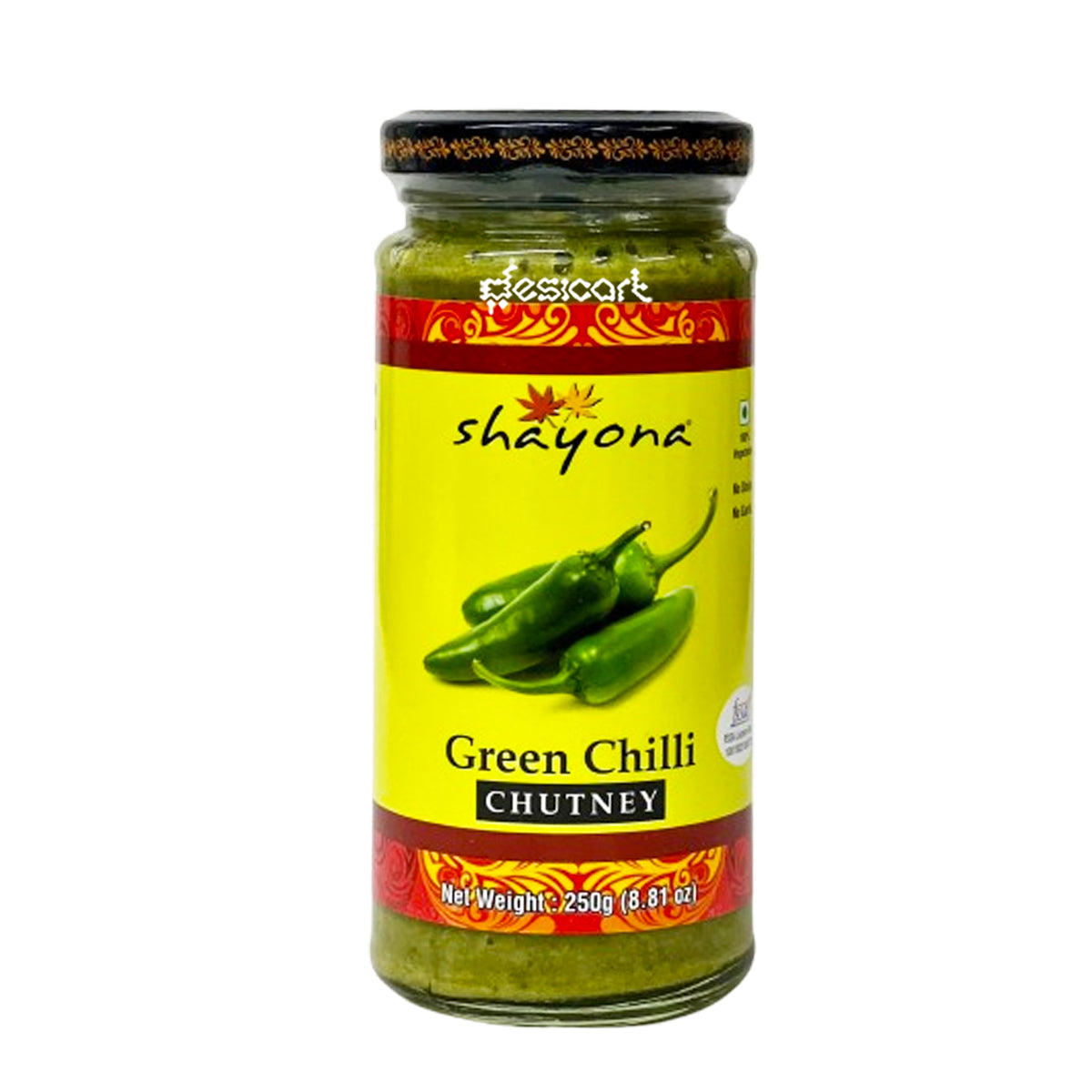 SHAYONA GREEN CHILLI CHUTNEY 250G