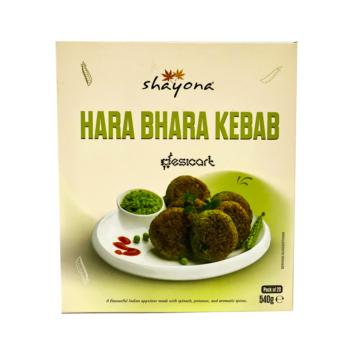 SHAYONA HARA BHARA KEBAB 540G