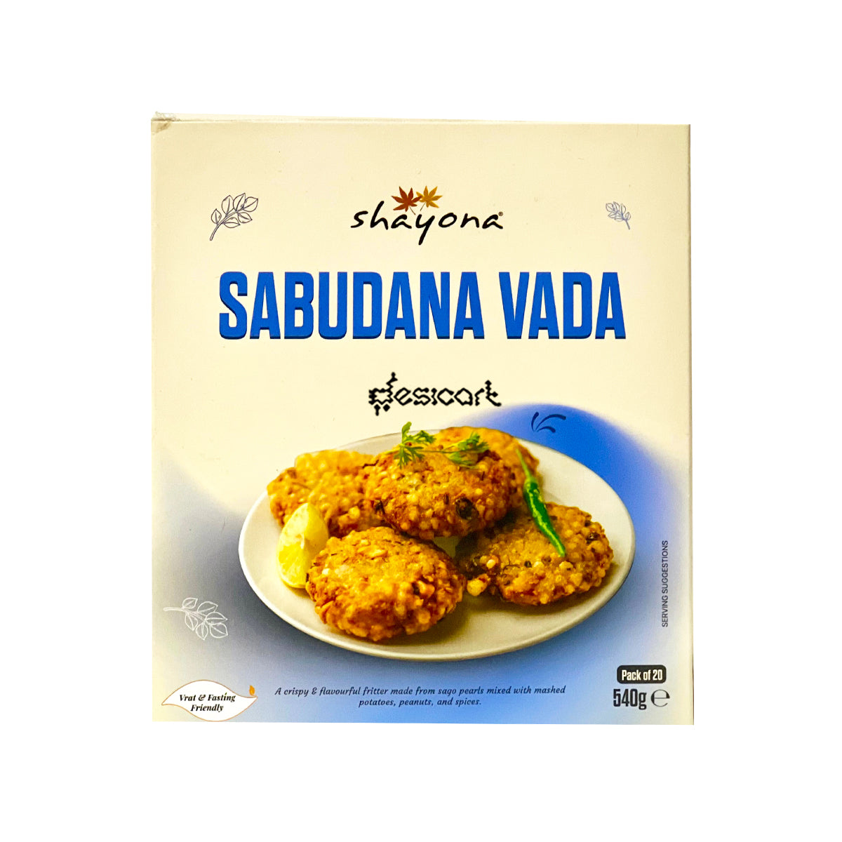 SHAYONA SABUDANA VADA 540G