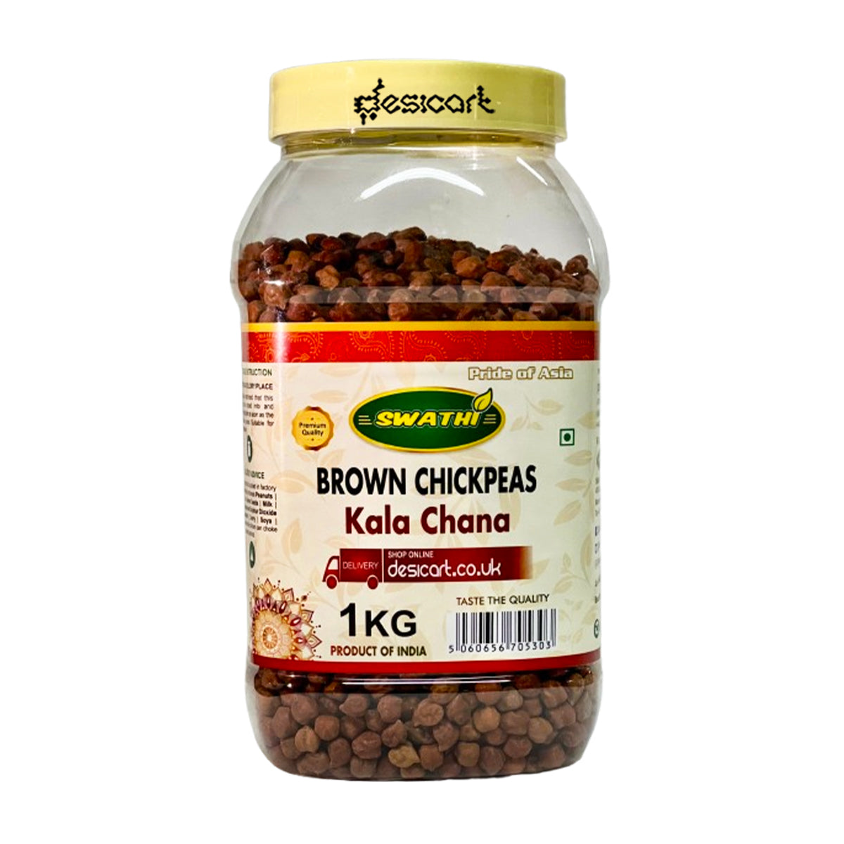 SWATHI BROWN CHICKPEAS(KALA CHANA)1KG