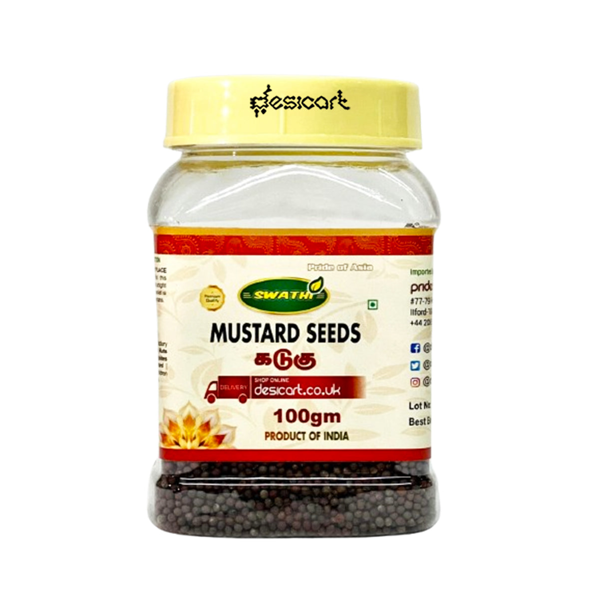 SWATHI MUSTARD SEEDS 100G