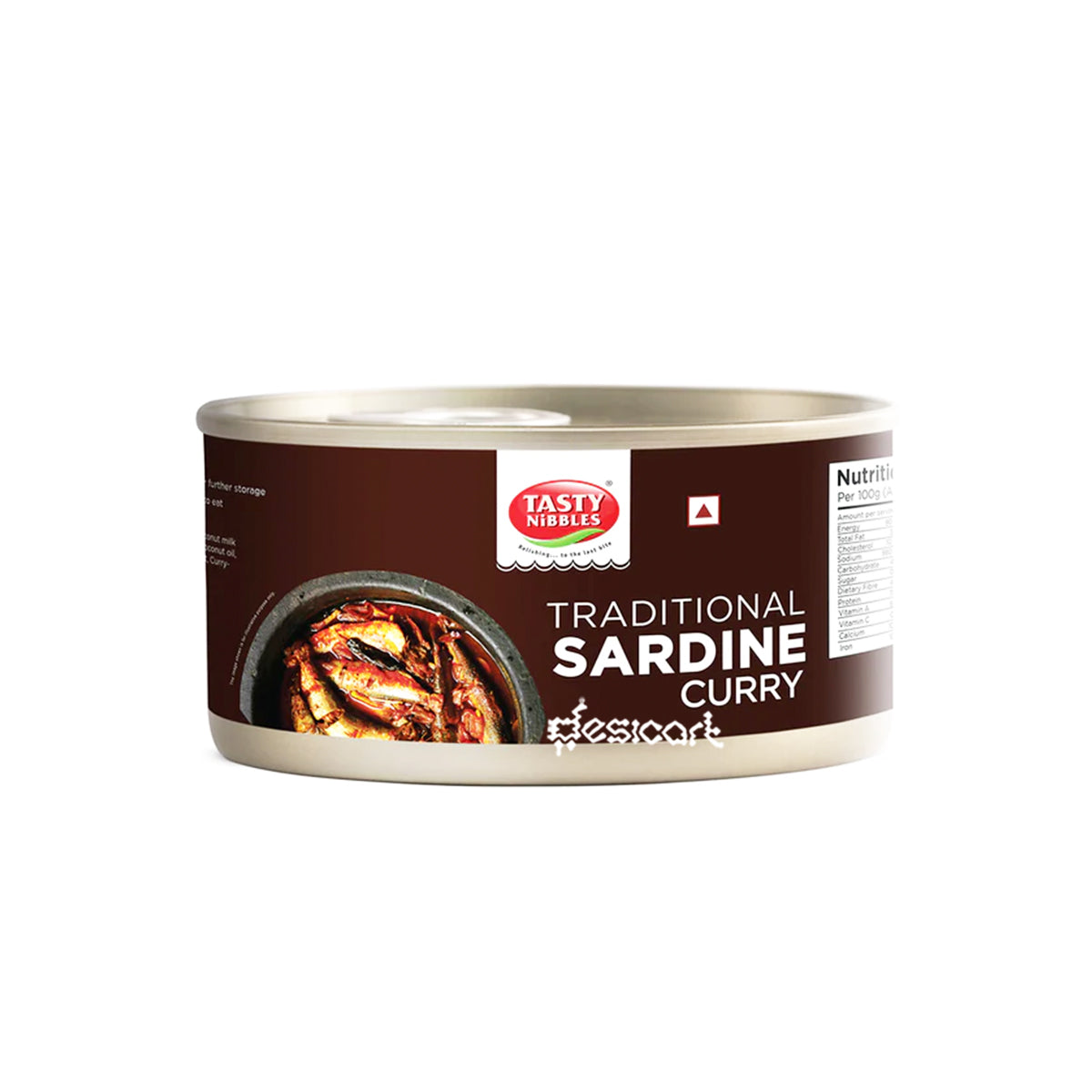 TASTY NIBBLES TRADITIONAL SARDINE CURRY 185G