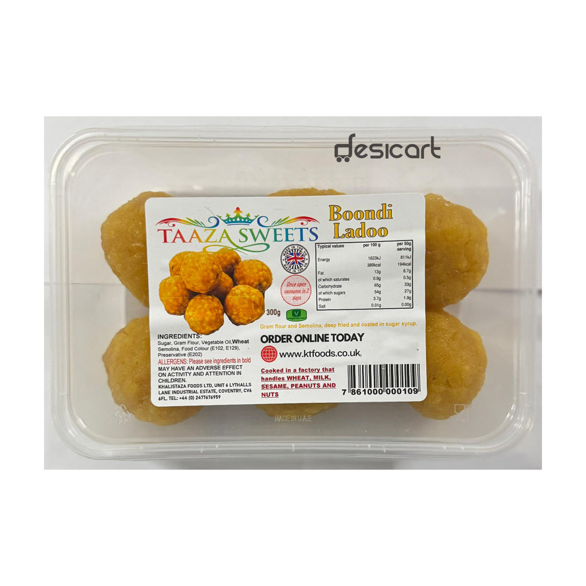 TAAZA BOONDI LADOO 300G