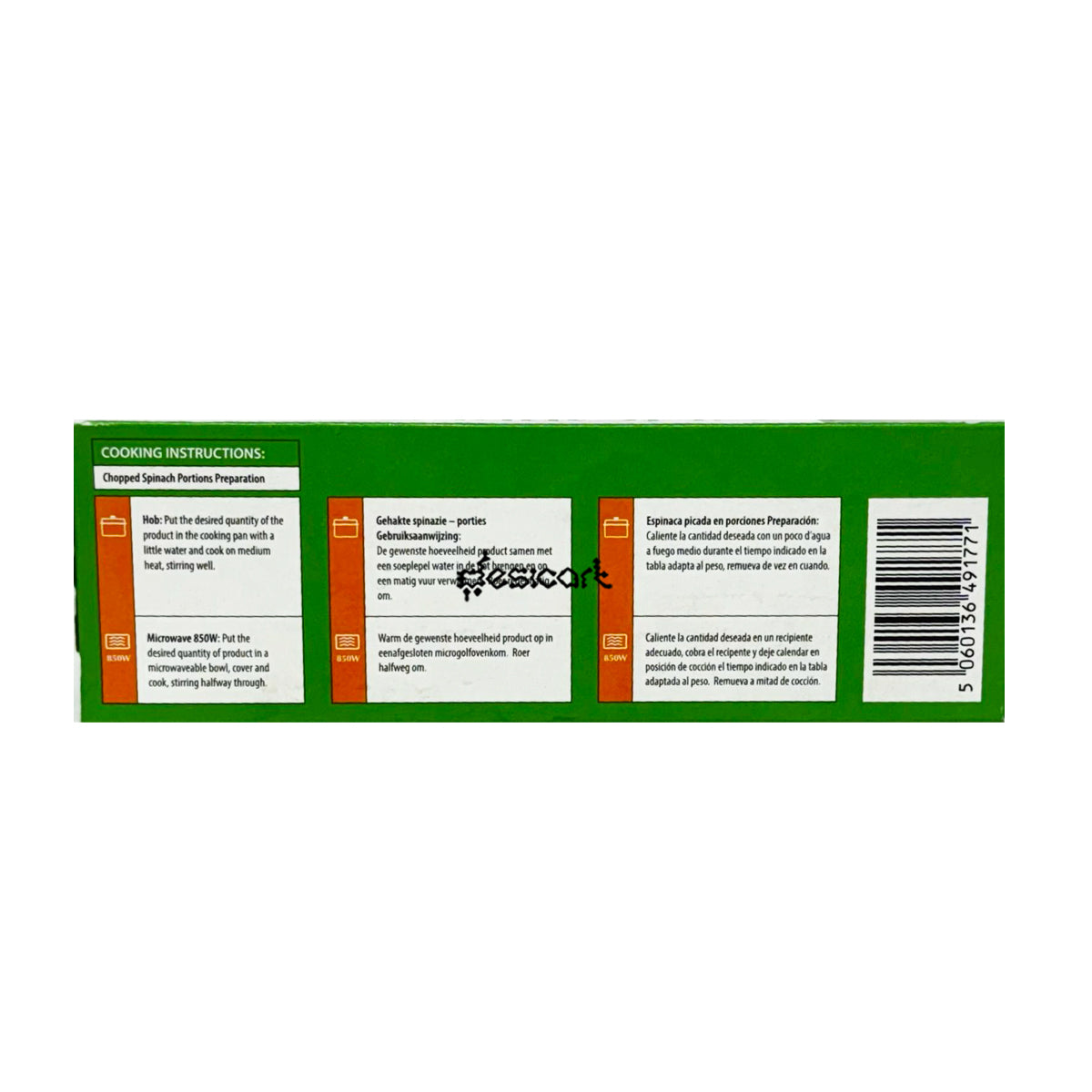 TAJ CHOPPED SPINACH 450G