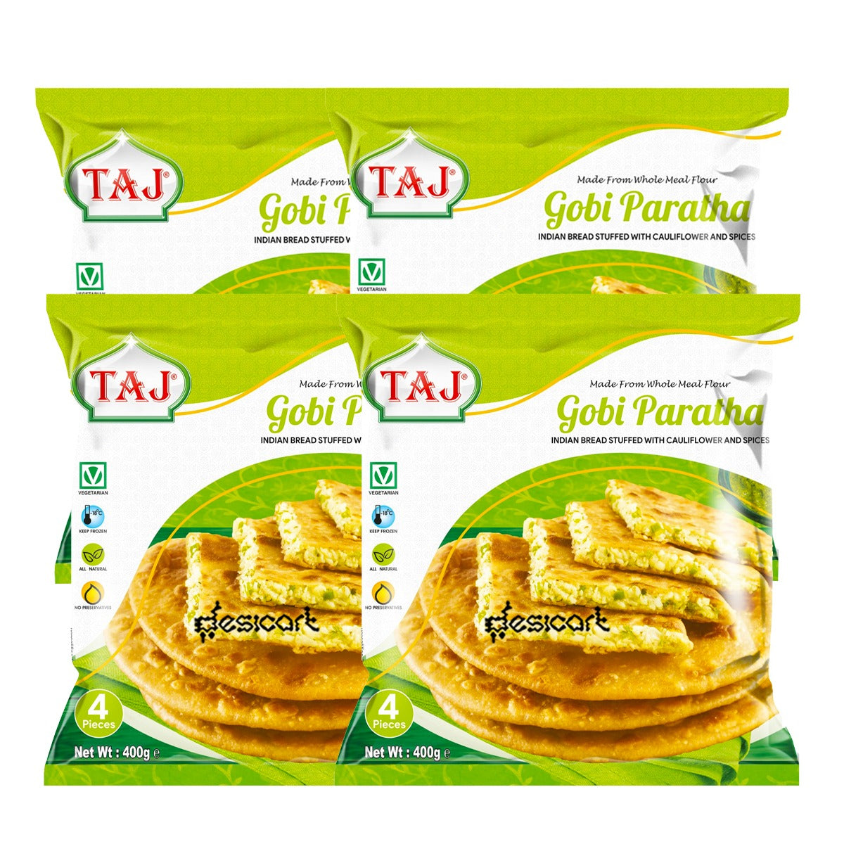 Taj Gobi Paratha(Pack of 4) 400g