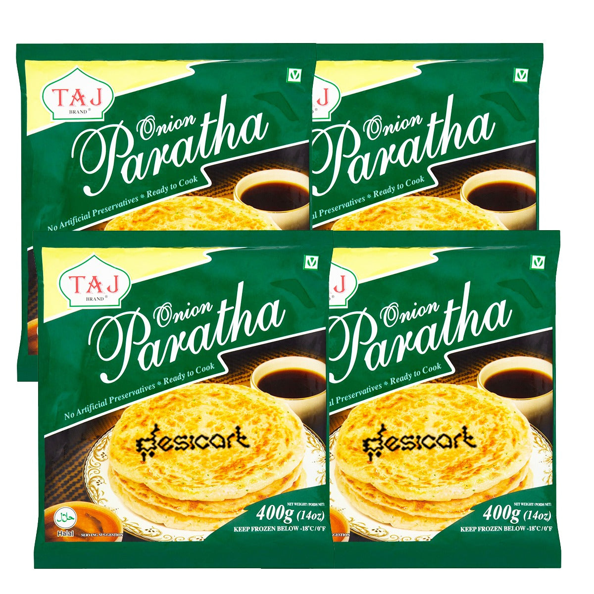 Taj Onion paratha(Pack of 4) 400g