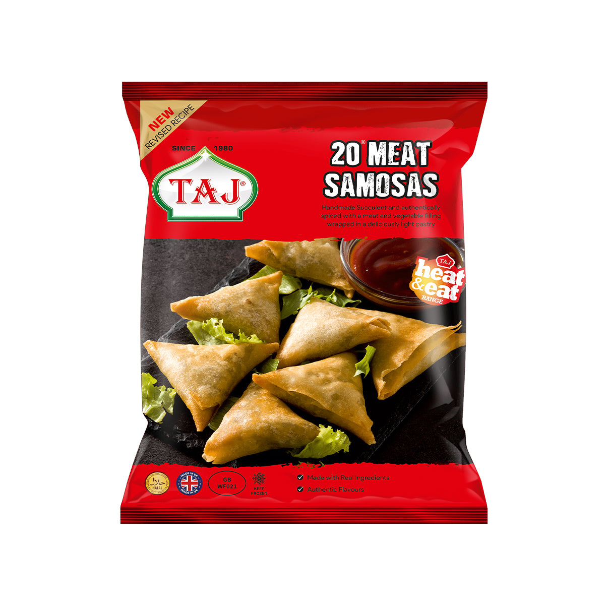 Buy Taj Meat Samosas 600g at Desicart.co.uk - Online Indian Grocery Store UK