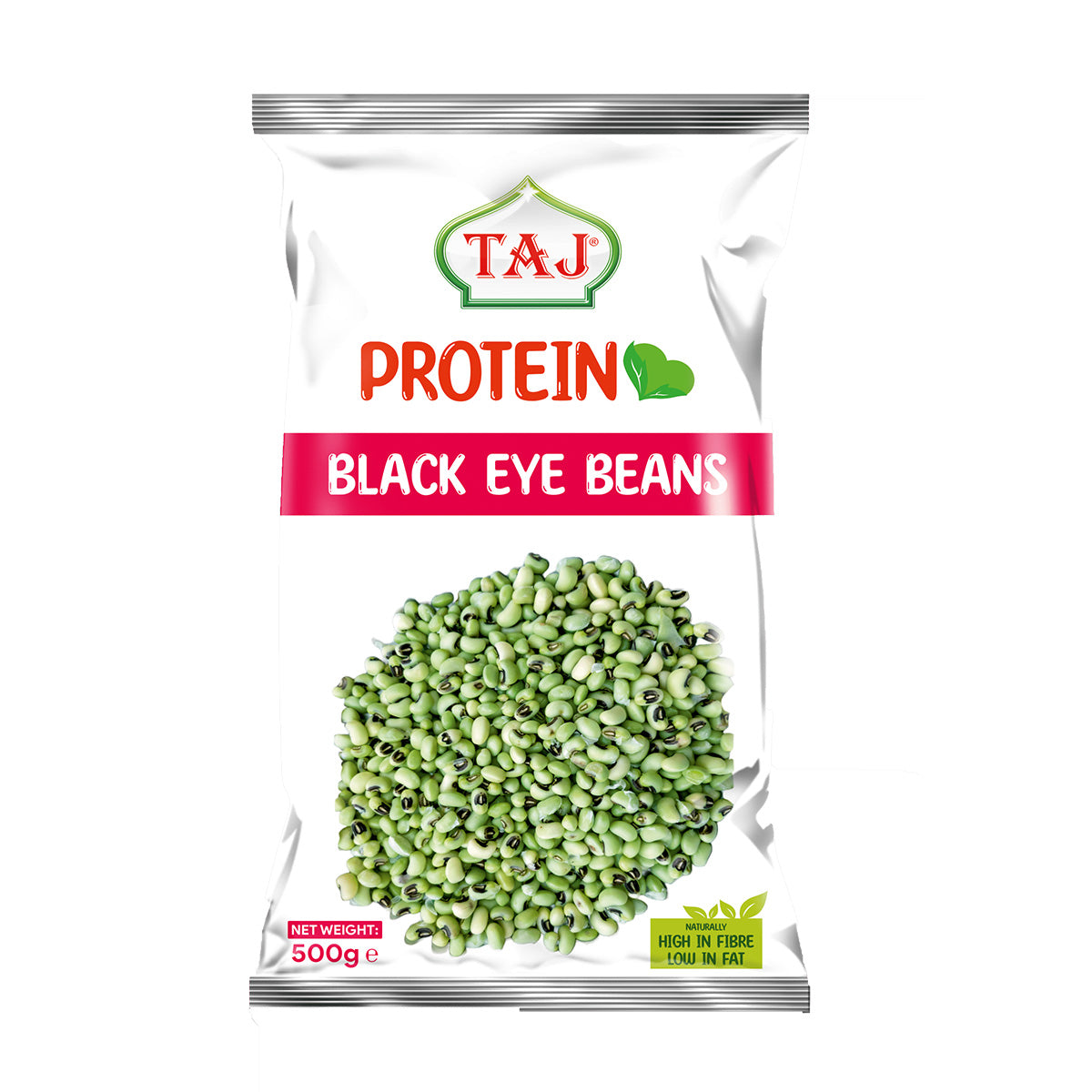 Buy Taj Protein Black Eye Beans 500g at Desicart.co.uk - Online Indian Grocery Store UK
