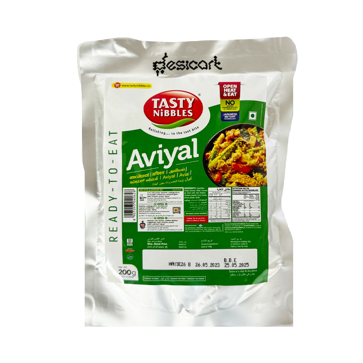 Tasty Nibbles Aviyal 200g