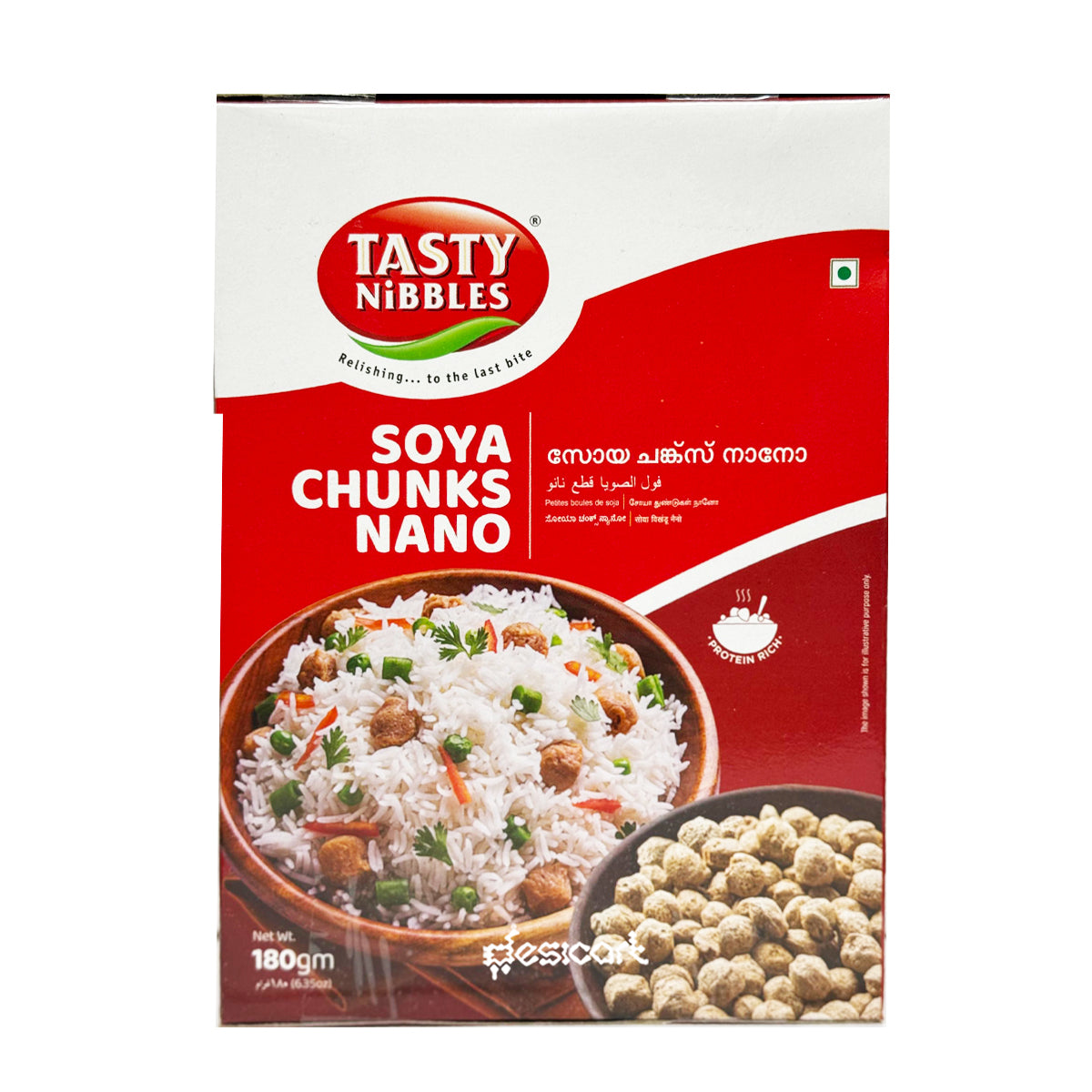 Tasty Nibbles Soya Chunks Nano 180g