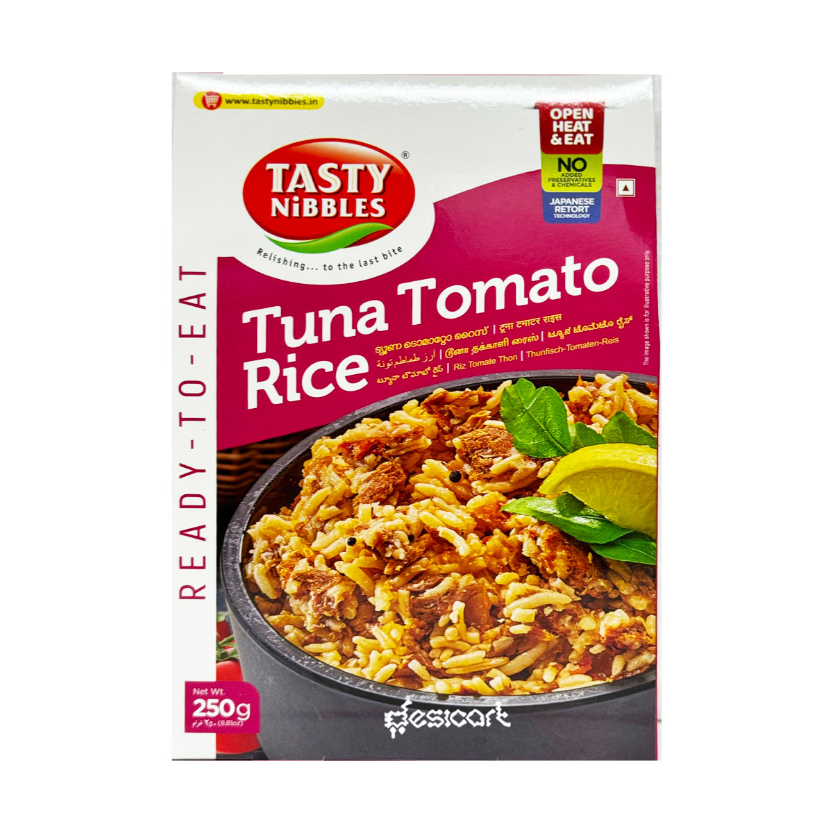 Tasty Nibbles Tuna Tomato Rice 250g