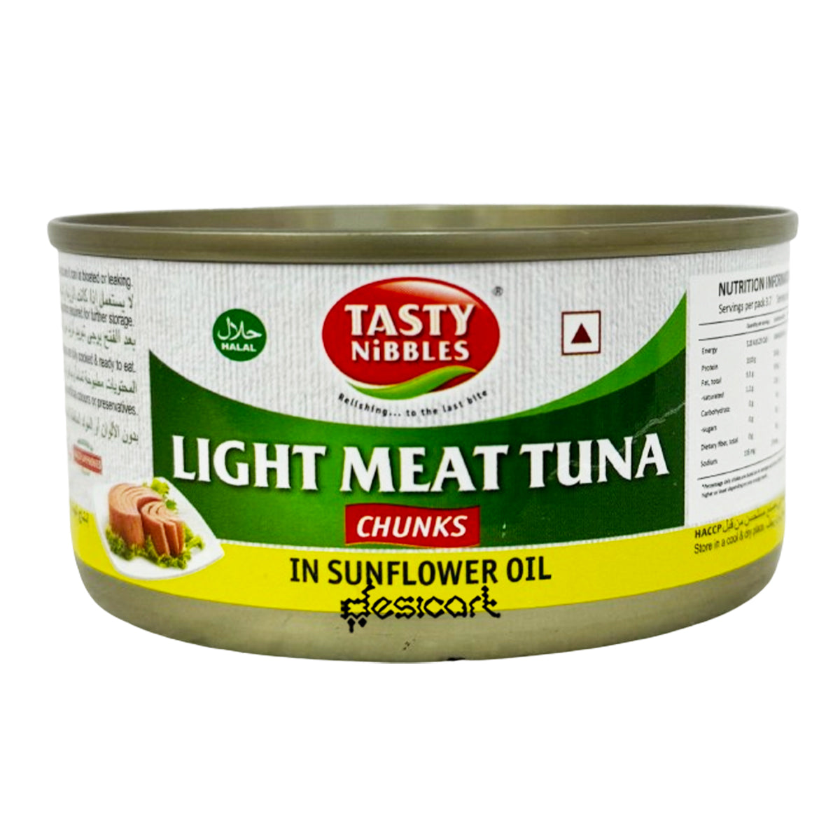 Tasty Nibbles Light Meat Tuna in Sunflower Oil 185g