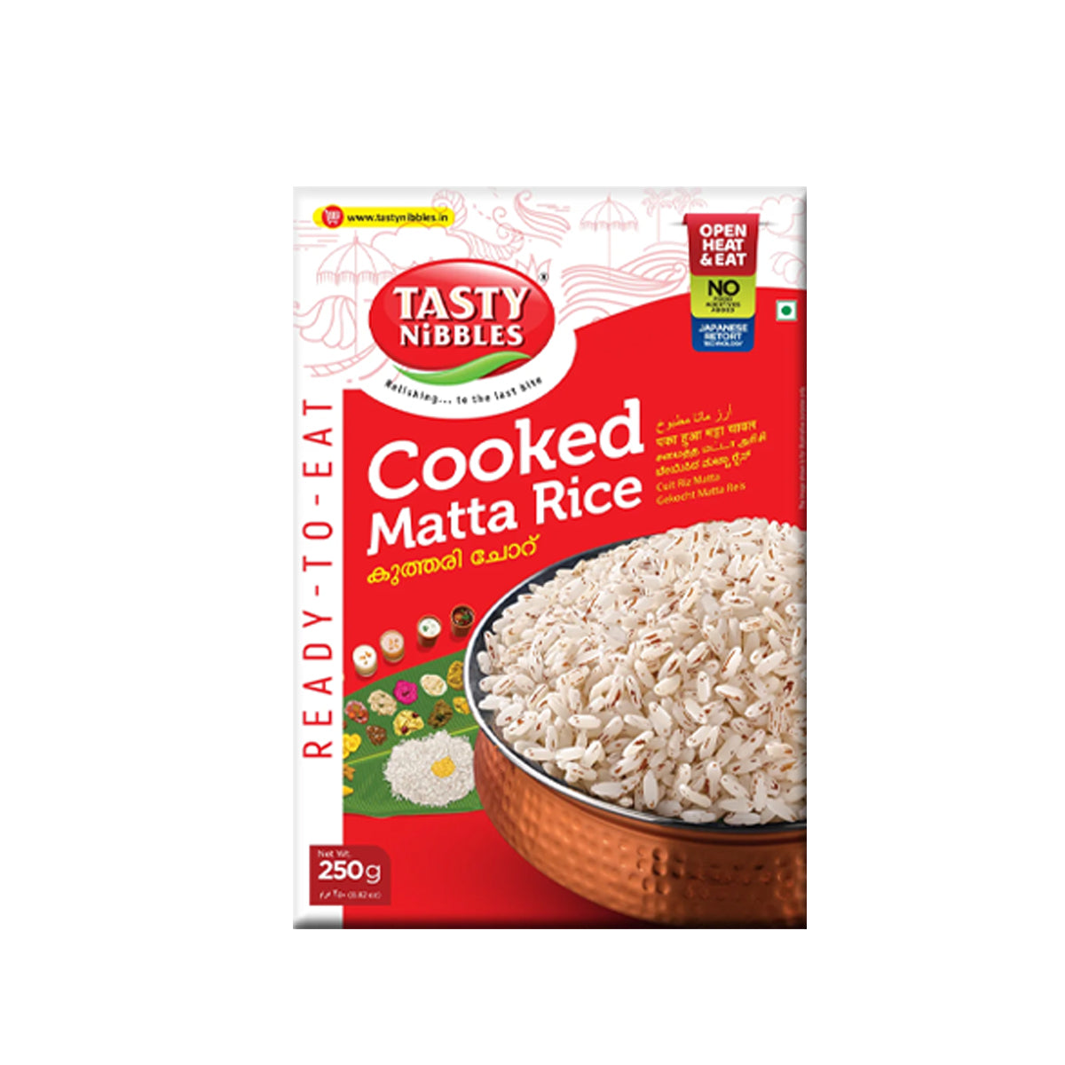 Buy Tasty Nibbles Cooked Matta Rice 200g at Desicart.co.uk - Online Indian Grocery Store UK