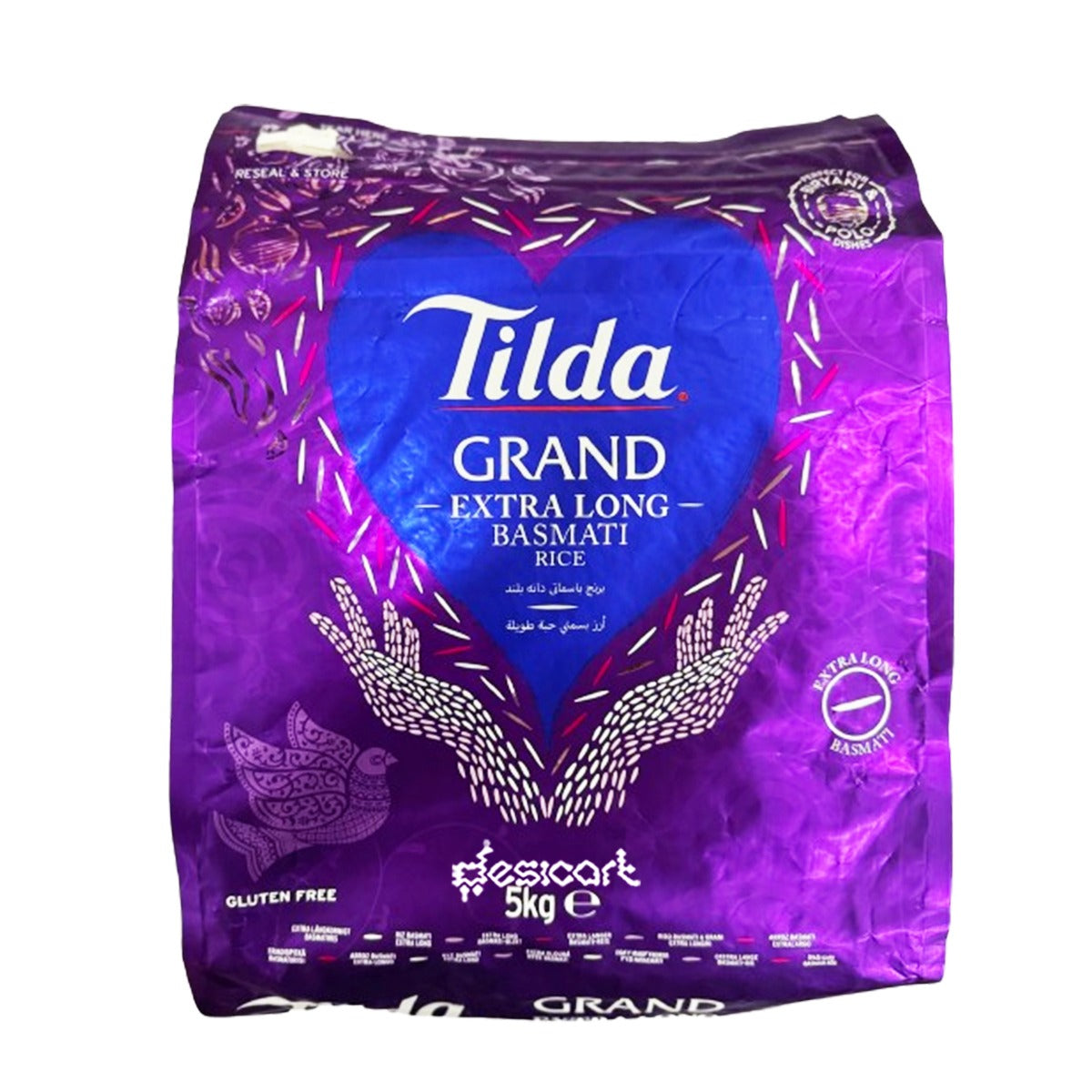 Tilda Grand Extra Long Grain Rice 5kg