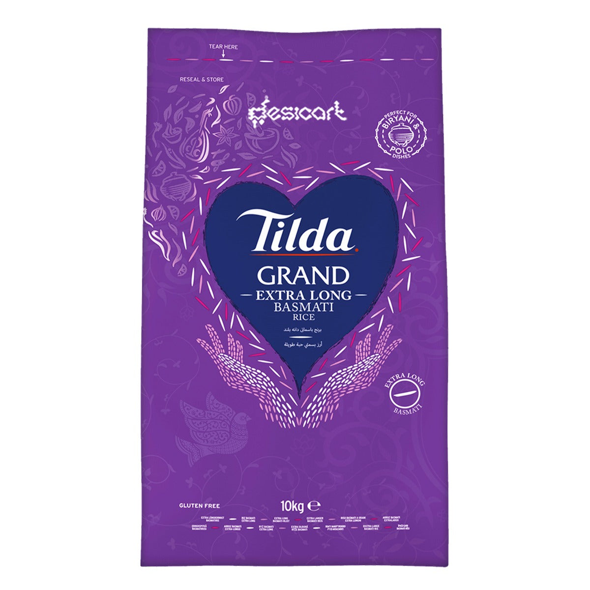 TILDA GRAND EXTRA LONG GRAIN RICE 10KG