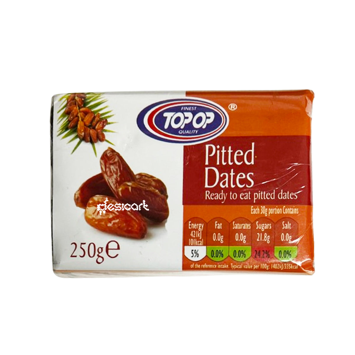 TOP OP PITTED DATES 250G(SEEDLESS)