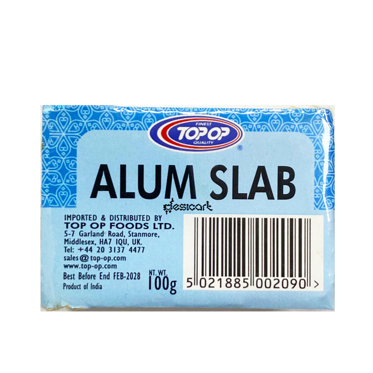 TOP OP FATAKDI ALUM SLAB 100G