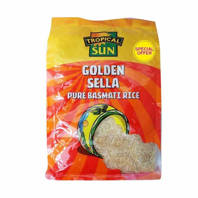 TROPICAL SUN GOLDEN SELLA BASMATI RICE 2KG