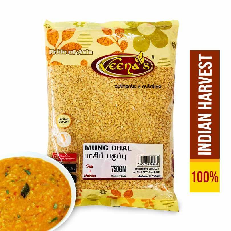 VEENA'S MUNG DAL 750G