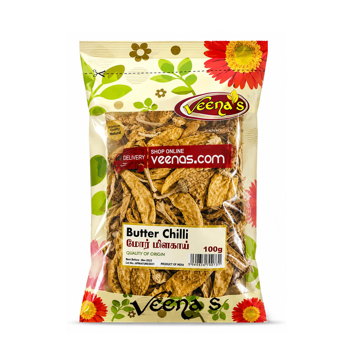 Buy Veena's Butter Chilli 100g at Desicart.co.uk - Online Indian Grocery Store UK