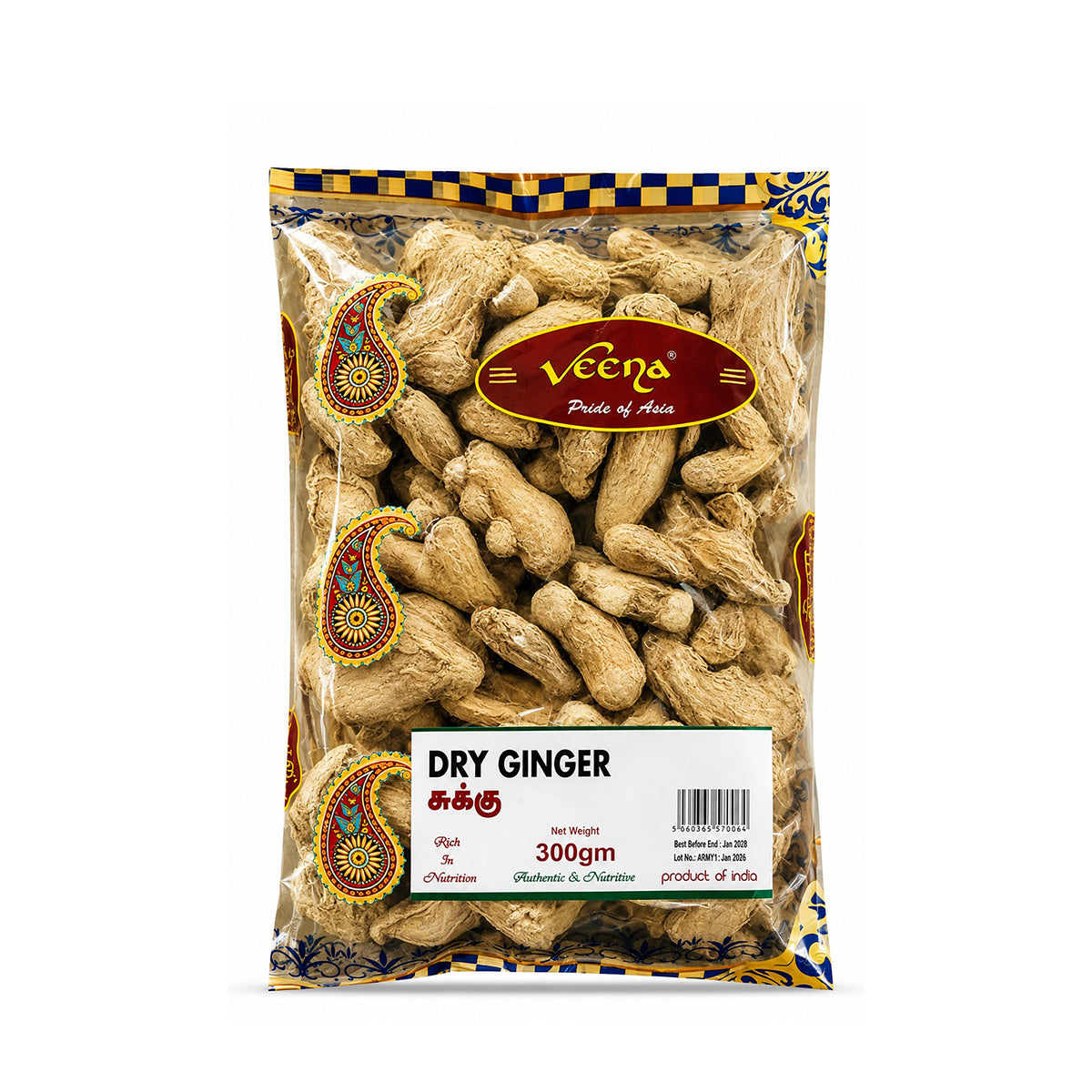 Buy Veena's Dry Ginger 300g at Desicart.co.uk - Online Indian Grocery Store UK