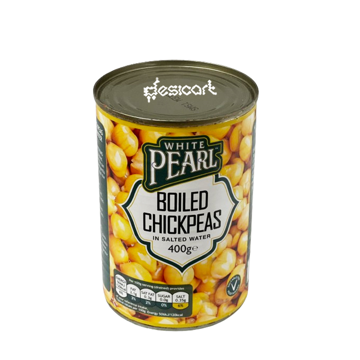 WHITEPEARL CHICK PEAS (BOILED) 400G