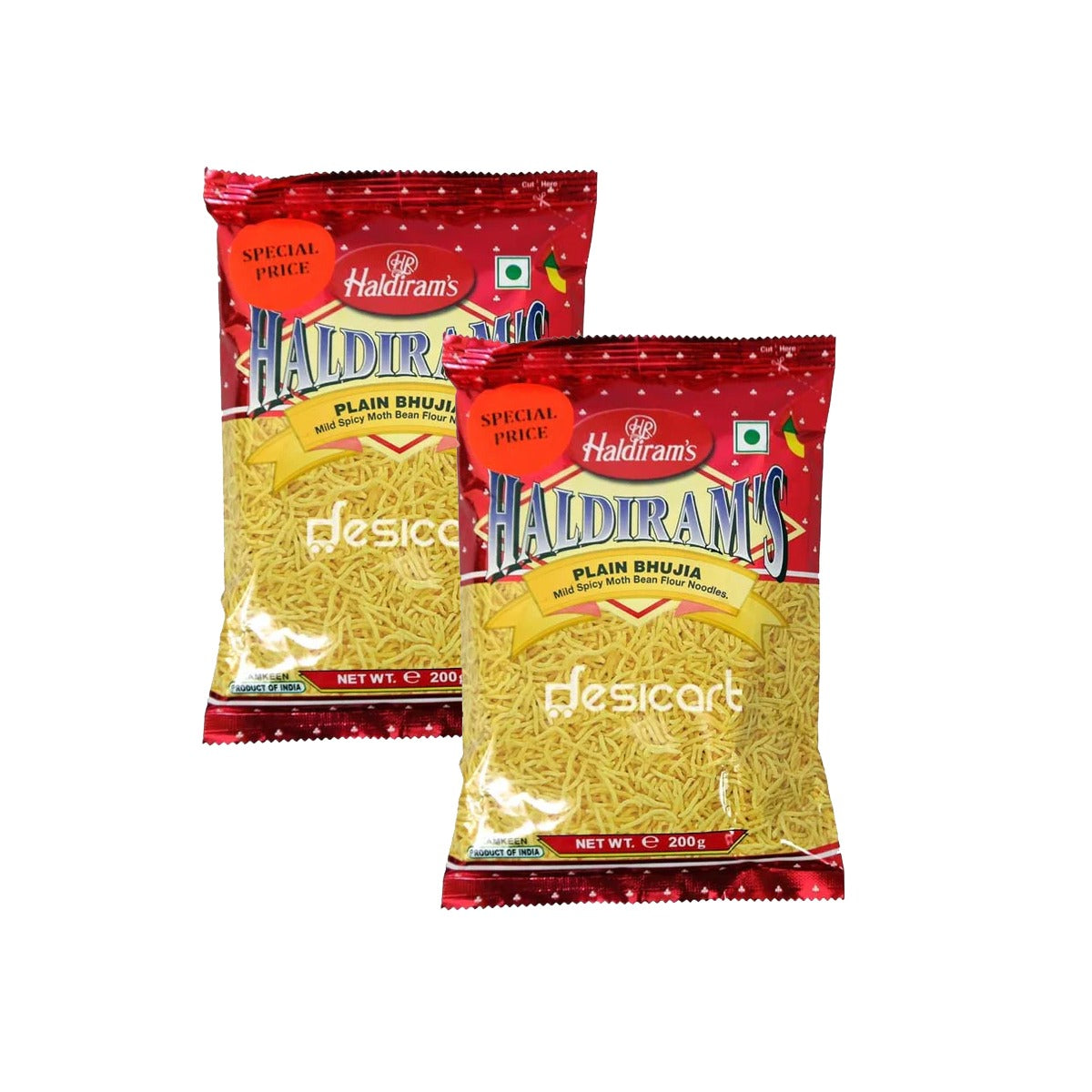 HALDIRAM'S PLAIN BHUJIA 200G (PACK OF 2)