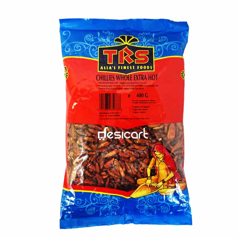 TRS CHILLIES WHOLE EXTRA HOT 400G