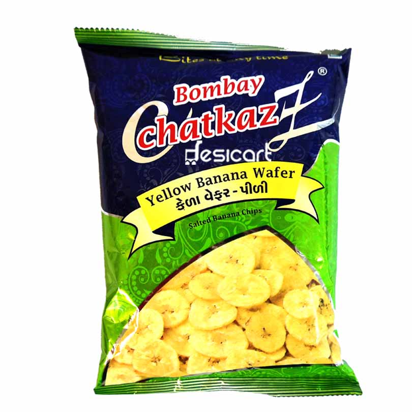 Bombay Chatkaz Banana Wafer Yellow 250g