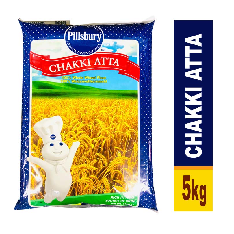 Buy Pillsbury Chakki Atta 5Kg Online -UK | Desicart