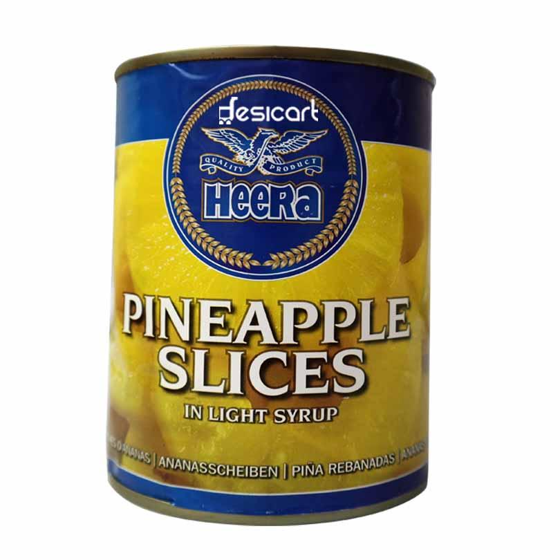 HEERA PINEAPPLE SLICES IN SYRUP 425G