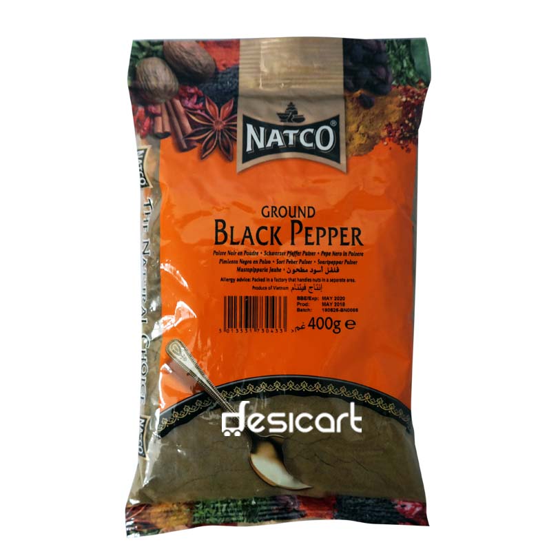 NATCO BLACK PEPPER GROUND 400G