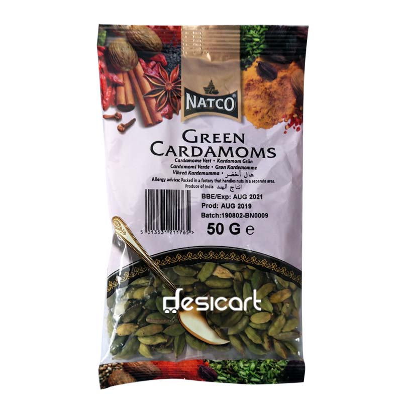 NATCO CARDAMOM GREEN 50G