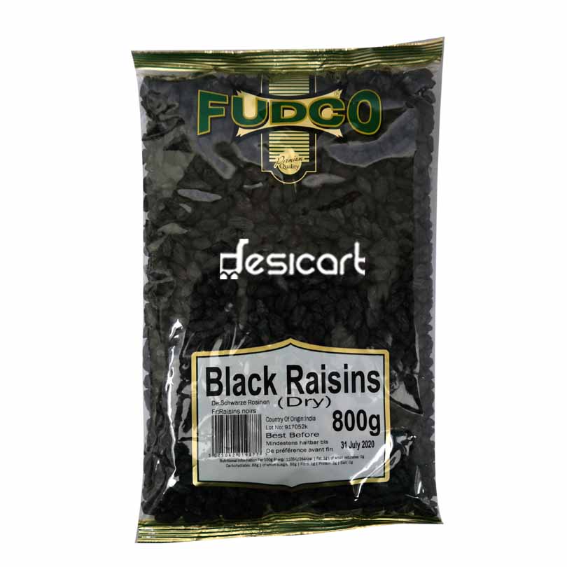 Fudco Dry Black Raisins 800g