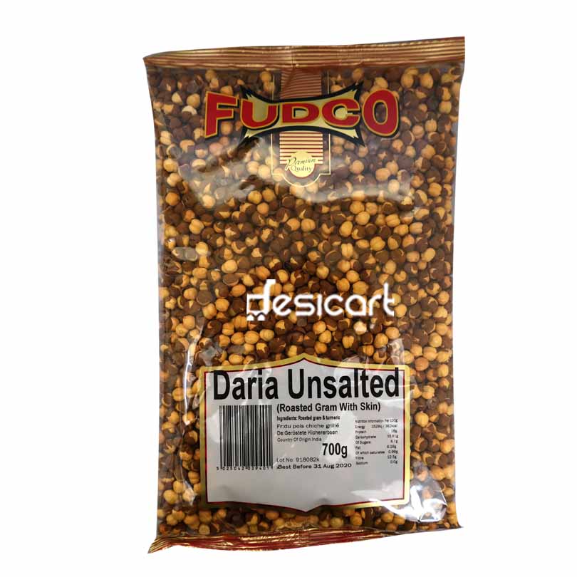 FUDCO DARIA UNSALTED  ROASTED GRAM WITH SKIN 700g