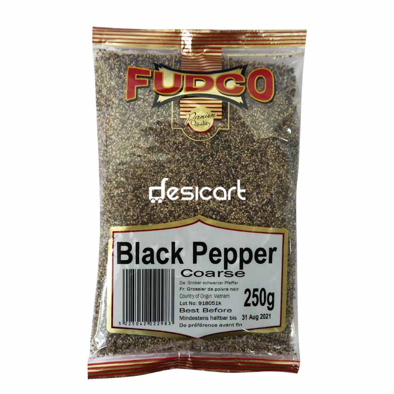 FUDCO BLACK PEPPER COARSE 250G