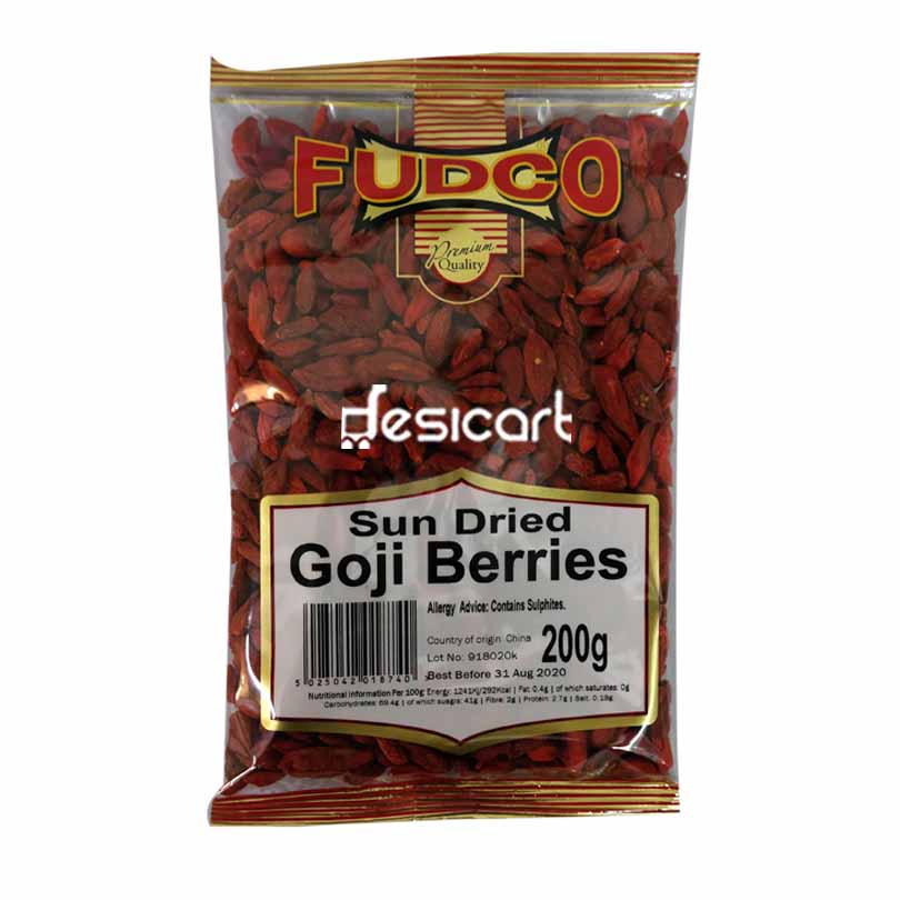 Fudco Goji Berries Sun Dried 200g