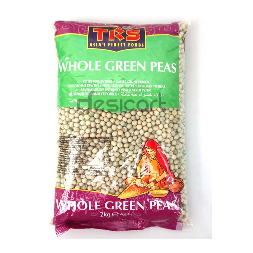 TRS WHOLE GREEN PEAS 2KG