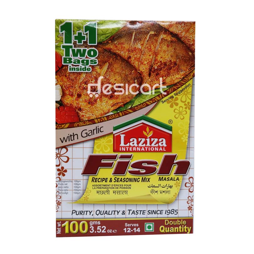LAZIZA FISH MASALA 100G