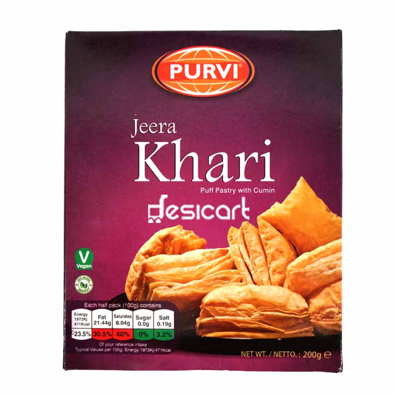 Purvi Jeera Khari 200g