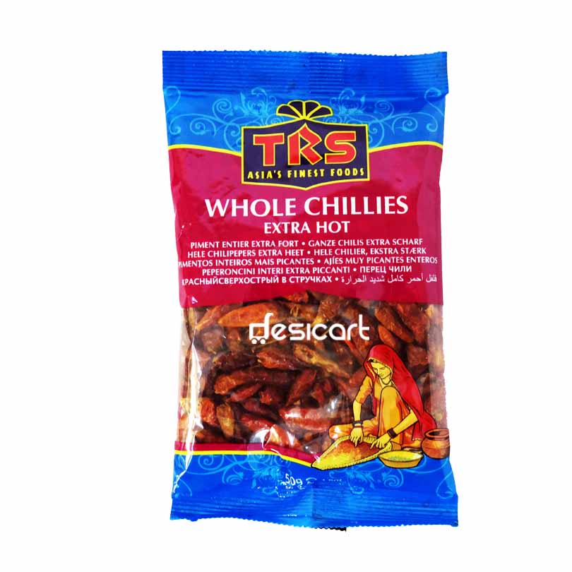 TRS WHOLE CHILLIES EXTRA HOT 50G