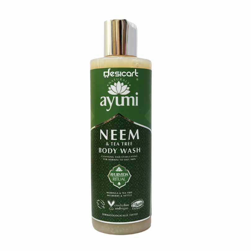 AYUMI NEEM & TEA TREE BODY WASH 250ML