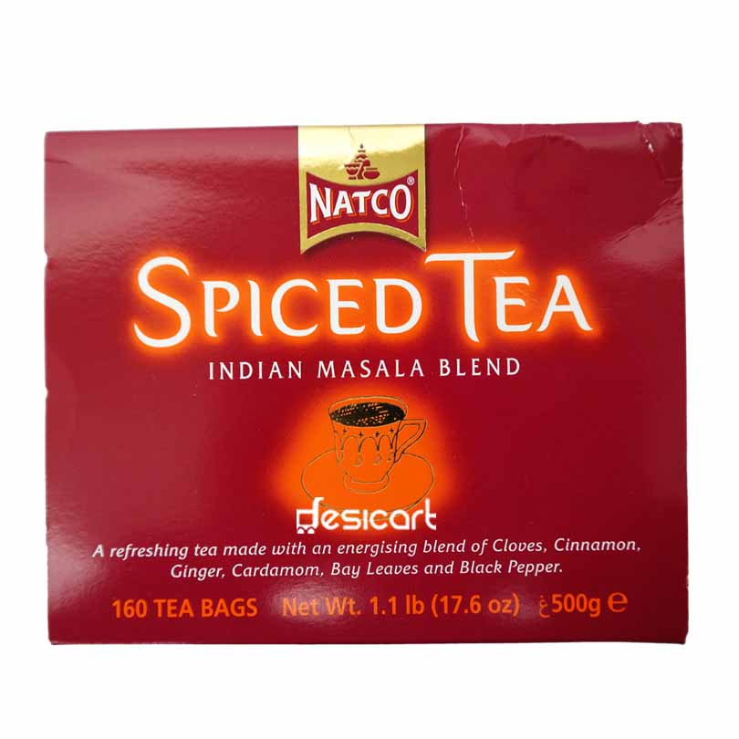 NATCO SPICED TEA 160'S 500G